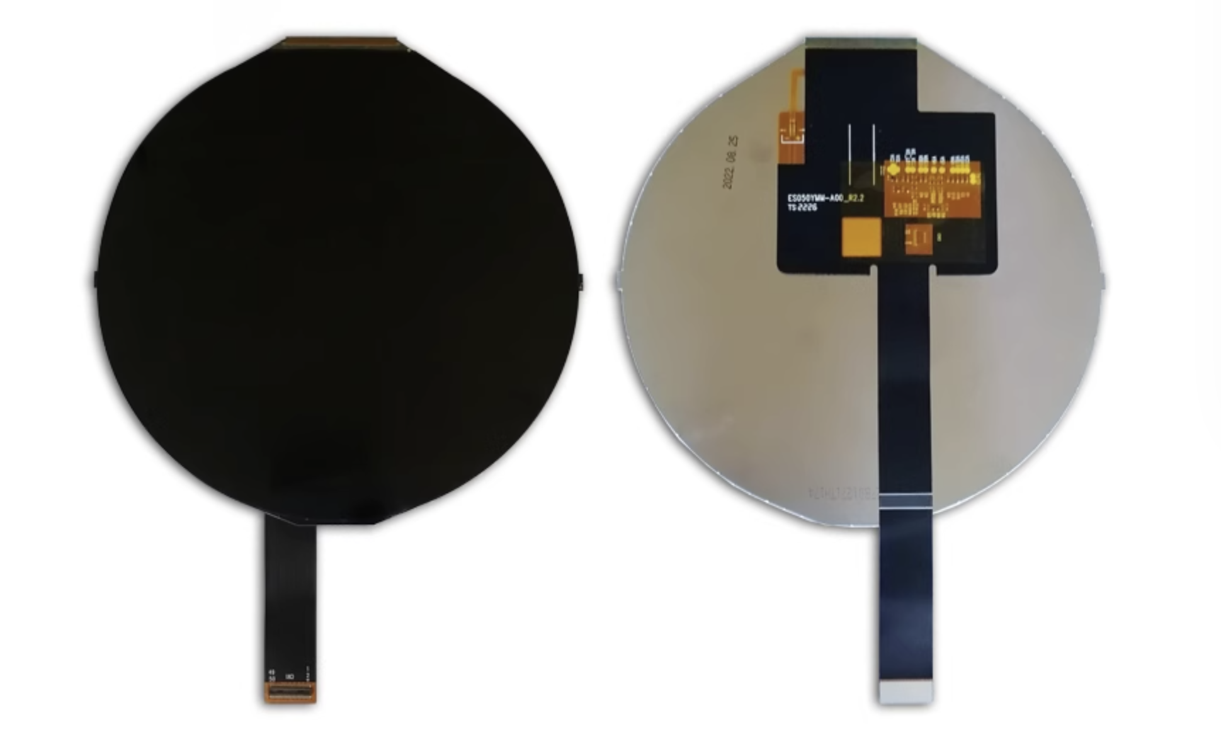 Écran LCD rond de 5 pouces 1080 * 1080, interface MIPI avec assemblage à écran tactile capacitif multi-points GT911