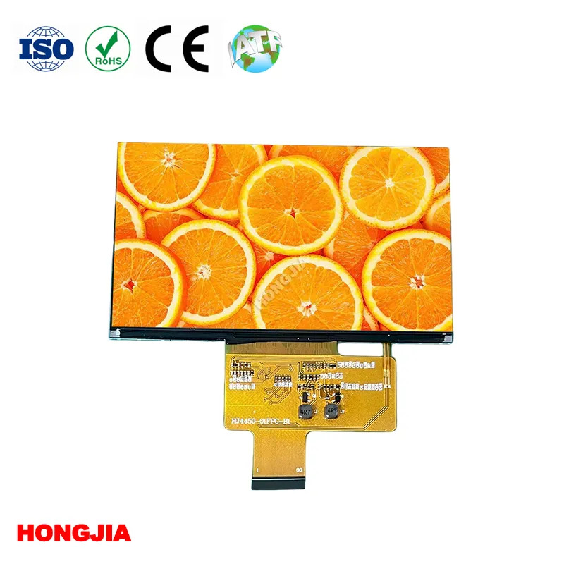 Écran horizontal TFT LCD de 4,45 pouces avec une résolution de 1920 x 1080, une interface LVDS et un taux de rafraîchissement élevé de 120 Hz