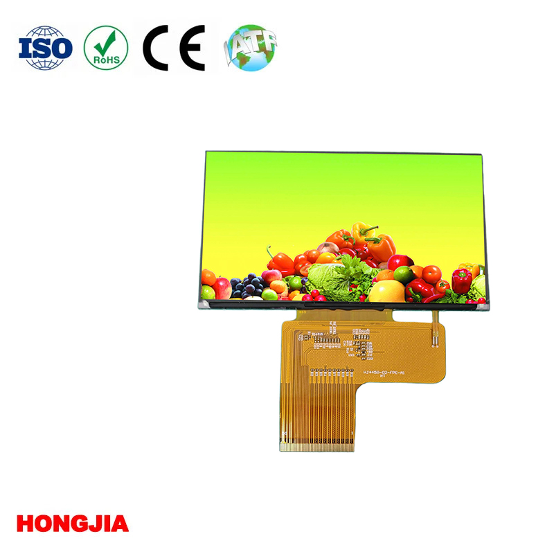 Écran horizontal TFT LCD de 4,45 pouces avec une résolution de 1920 x 1080, une interface LVDS et un taux de rafraîchissement élevé de 120 Hz