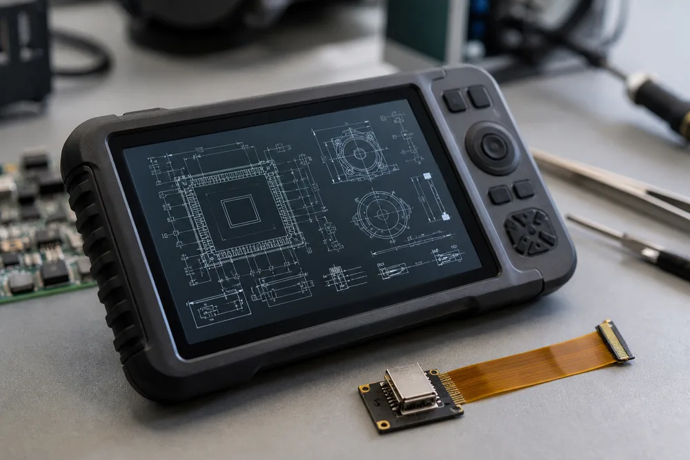 Module LCD IPS TFT 2026 de 3,17 pouces : sélection d'affichage MIPI 1024 × 768 pour les équipements compacts